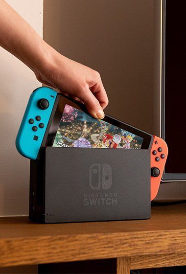 Игровая консоль Nintendo Switch (неоновый красный/неоновый синий) 45496453596 фото