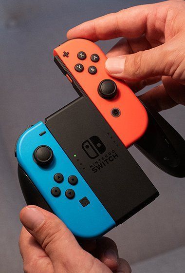Игровая консоль Nintendo Switch (неоновый красный/неоновый синий) 45496453596 фото