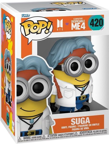 Коллекционная фигурка Funko POP Rocks: Minions X BTS - Suga (889698859684) 889698859684 фото