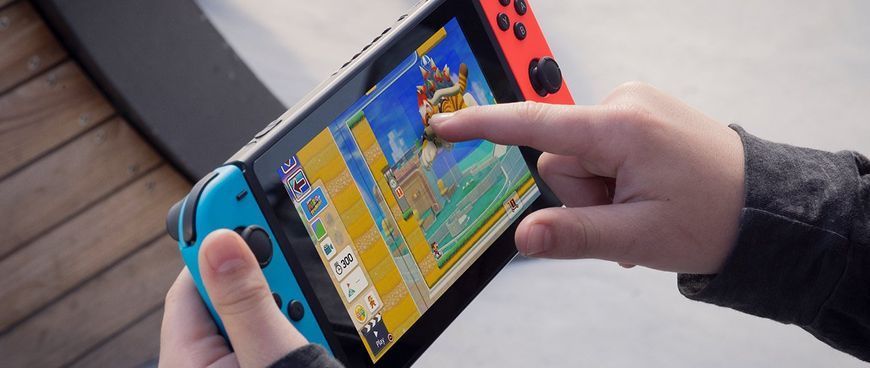 Игровая консоль Nintendo Switch (неоновый красный/неоновый синий) 45496453596 фото