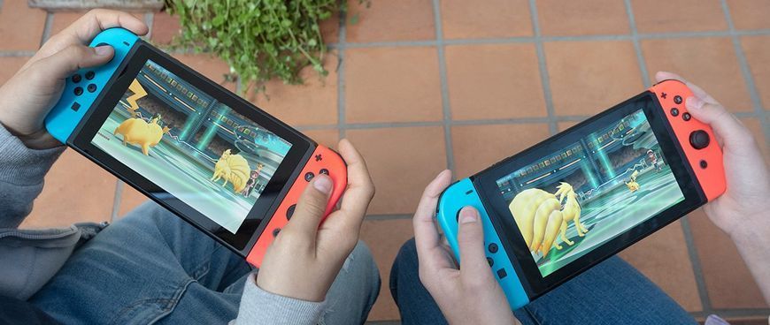 Игровая консоль Nintendo Switch (неоновый красный/неоновый синий) 45496453596 фото