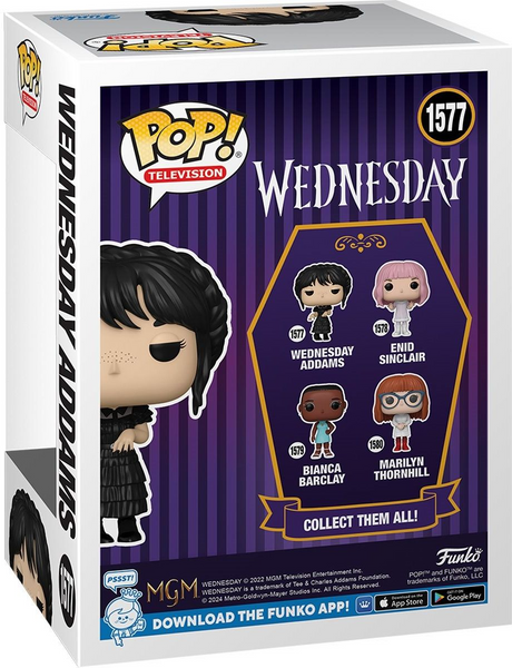 Колекційна фігурка Funko POP TV: Wednesday - Rave'n Wednesday Addams (5908305249436) 5908305249436 фото