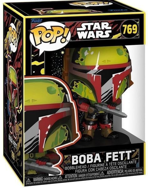 Фигурка Funko POP Star Wars: Book of Boba Fett - Boba Fett (Retro) (889698838146) 889698838146 фото