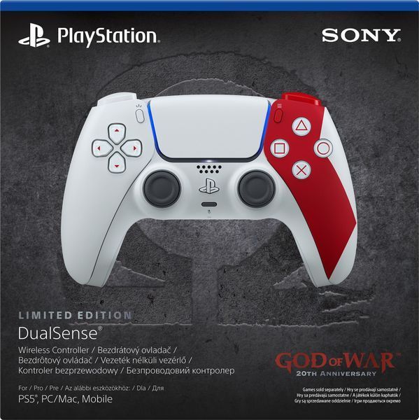 Беспроводной геймпад DualSense для PS5 God of War 20th Anniversary Limited Edition (1000048626) 1000048626 фото