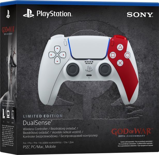 Беспроводной геймпад DualSense для PS5 God of War 20th Anniversary Limited Edition (1000048626) 1000048626 фото