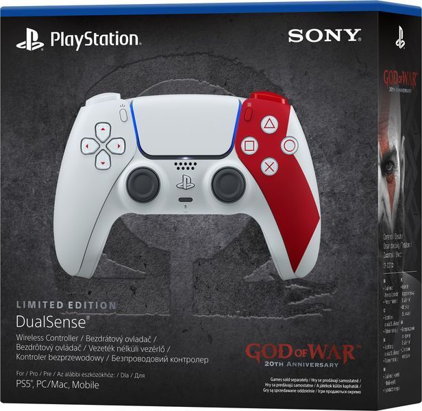 Беспроводной геймпад DualSense для PS5 God of War 20th Anniversary Limited Edition (1000048626) 1000048626 фото