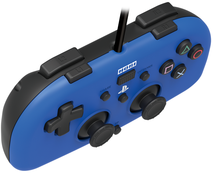 Геймпад Hori Mini Wired Gamepad for PS4, Blue PS4-100E PS4-100E фото