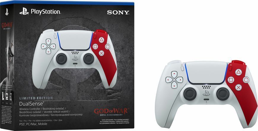 Беспроводной геймпад DualSense для PS5 God of War 20th Anniversary Limited Edition (1000048626) 1000048626 фото