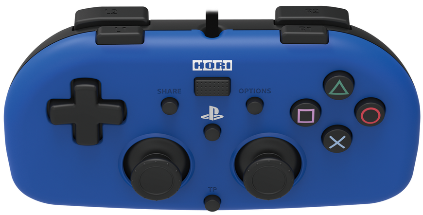 Геймпад Hori Mini Wired Gamepad for PS4, Blue PS4-100E PS4-100E фото