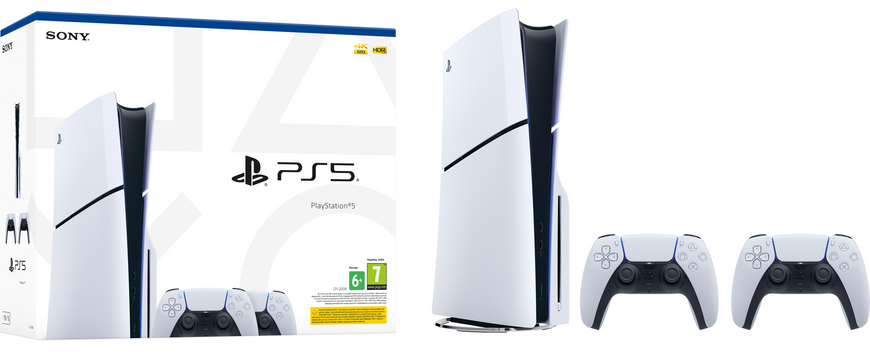Игровая консоль PlayStation 5 Slim (2 геймпада Dualsense) 1000042045 фото