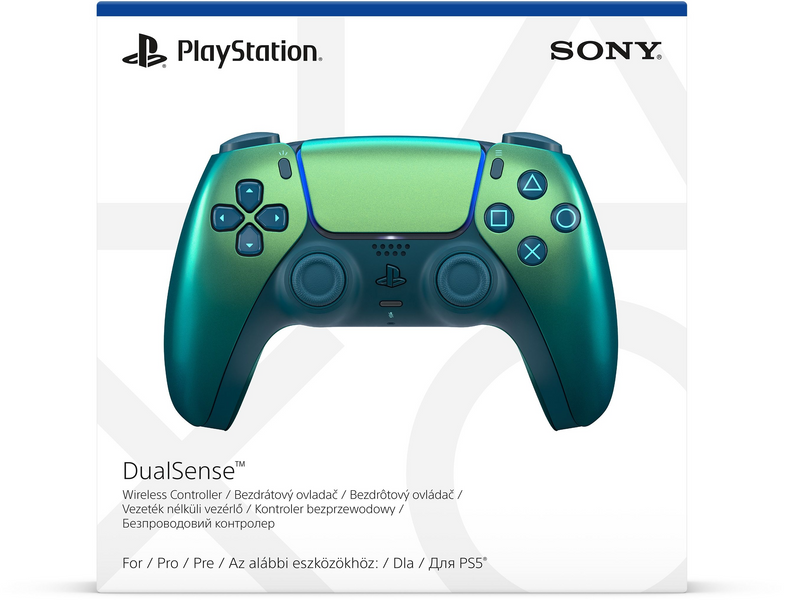 Бездротовий геймпад DualSense для PS5 Chrome Teal (1000044474) 1000044474 фото