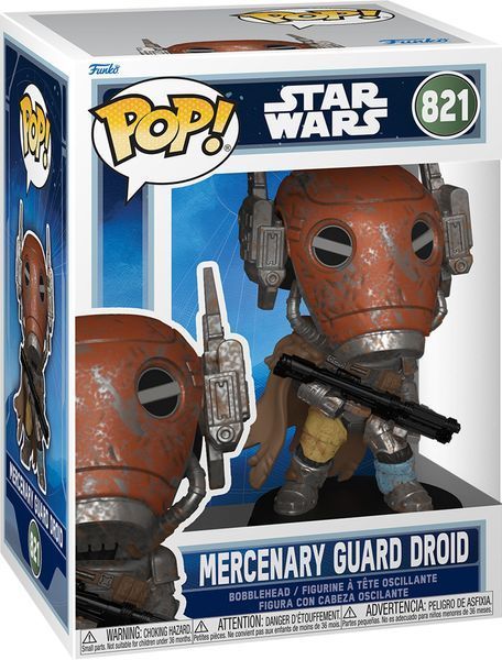 Фигурка Funko POP Star Wars: Mandalorian & Grogu - Mercenary Guard Droid (889698904490) 889698904490 фото