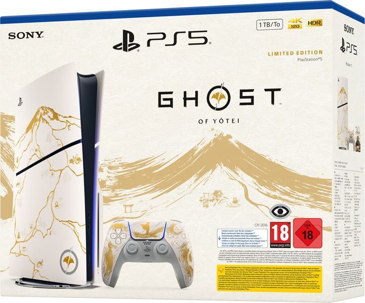 Ігрова консоль PlayStation 5 Slim Blu-ray (Ghost of Yotei Limited Edition) 1000048368 фото