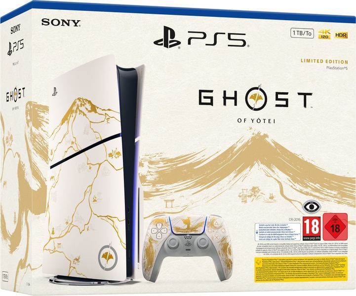 Ігрова консоль PlayStation 5 Slim Blu-ray (Ghost of Yotei Limited Edition) 1000048368 фото