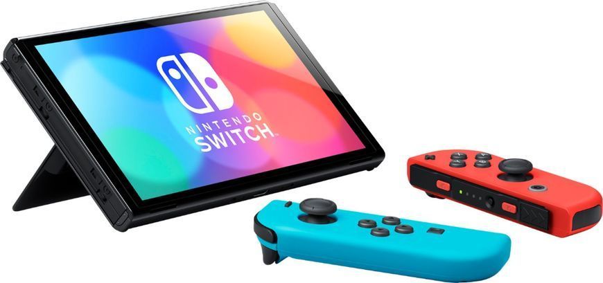 Ігрова консоль Nintendo Switch OLED (червоний/синій) 045496453442 фото