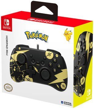 Геймпад Hori Horipad Mini for Nintendo Switch Pok&eacute;mon: Pikachu Black & Gold NSW-289U NSW-289U фото