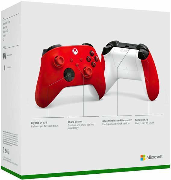 Геймпад Microsoft Xbox Wireless Controller Red (QAU-00012) QAU-00012 фото