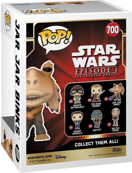 Фигурка Funko POP Star Wars: PM 25th - Jar Jar Binks w/Booma Balls (5908305248026) 5908305248026 фото