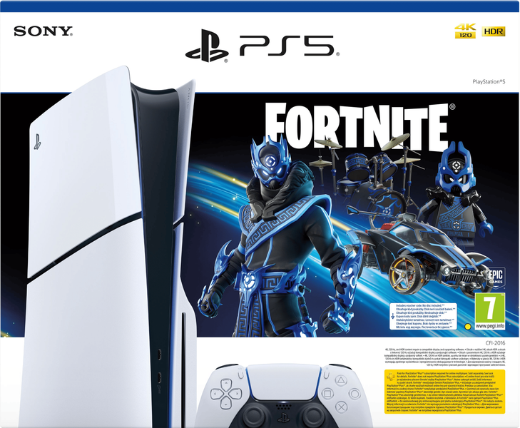 Ігрова консоль PlayStation 5 Slim Blu-ray (Fortnite&reg; Cobalt Star Bundle) (UA) 1000045165 фото