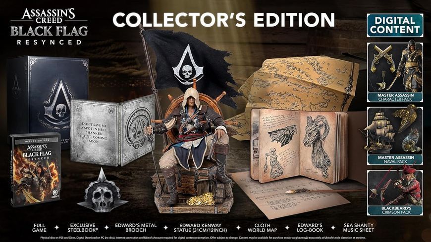 Гра Assassin's Creed Black Flag Collectors Edition (PS5) B0GXL3RDSX фото