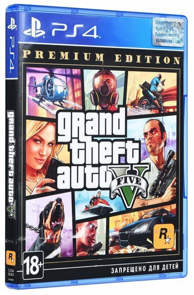 Игра Grand Theft Auto V Premium Online Edition (PS4) 5026555424271 фото