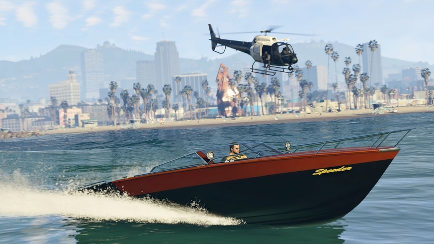 Игра Grand Theft Auto V Premium Online Edition (PS4) 5026555424271 фото