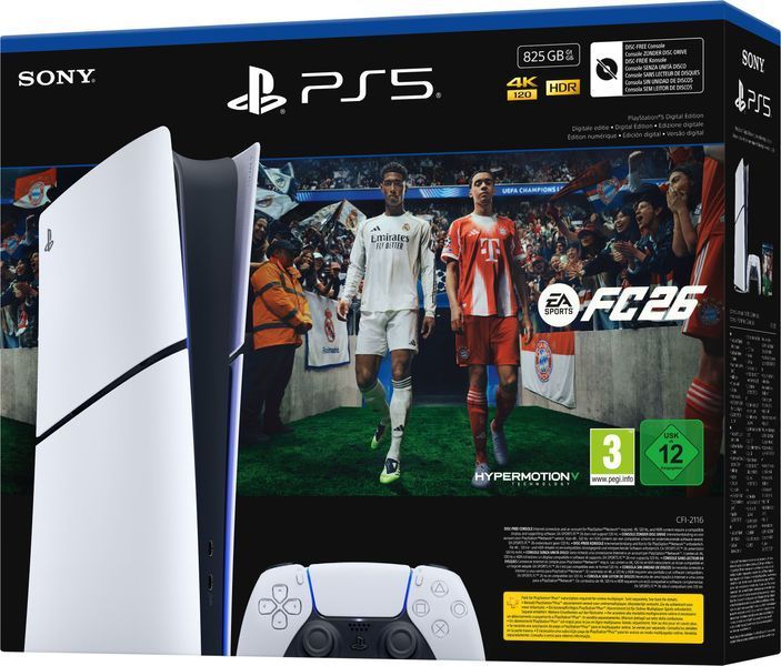 Игровая консоль PlayStation 5 Slim Digital Edition (код на игру EA Sports FC 26) UA 1000049864 фото