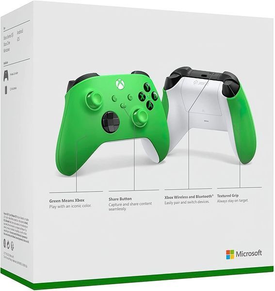 Геймпад Microsoft Xbox Wireless Controller Green (QAU-00091) QAU-00091 фото