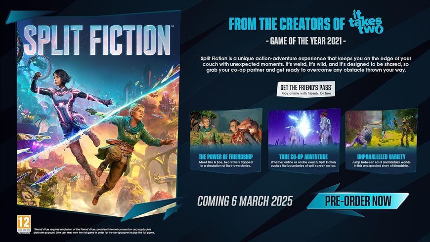 Игра консольная Split Fiction (PS5) 5030949125385 фото