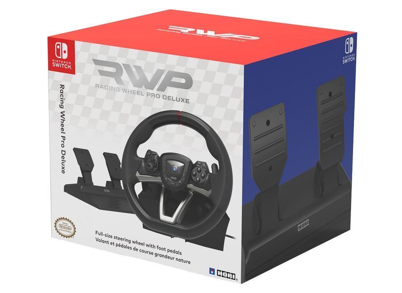 Ігрове кермо Hori Racing Wheel Pro Deluxe for Nintendo Switch (NSW-429U) NSW-429U фото