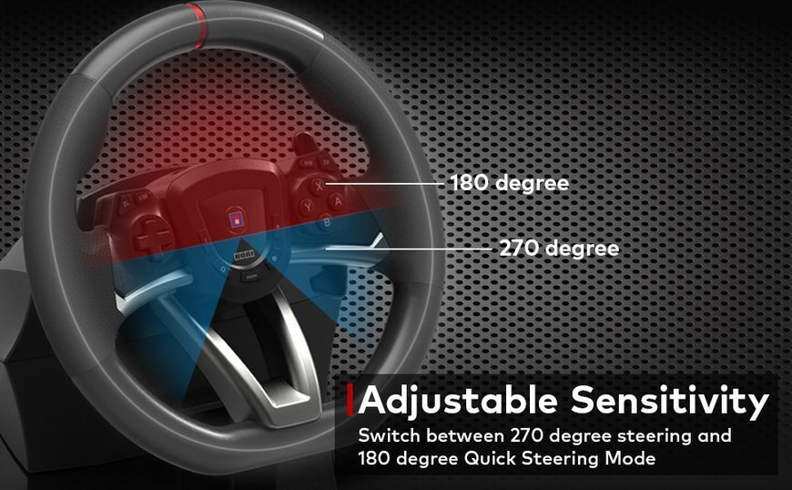 Ігрове кермо Hori Racing Wheel Pro Deluxe for Nintendo Switch (NSW-429U) NSW-429U фото