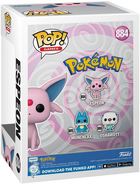 Коллекционная фигурка Funko POP Games: Pokemon - Espeon (5908305243229) 5908305243229 фото