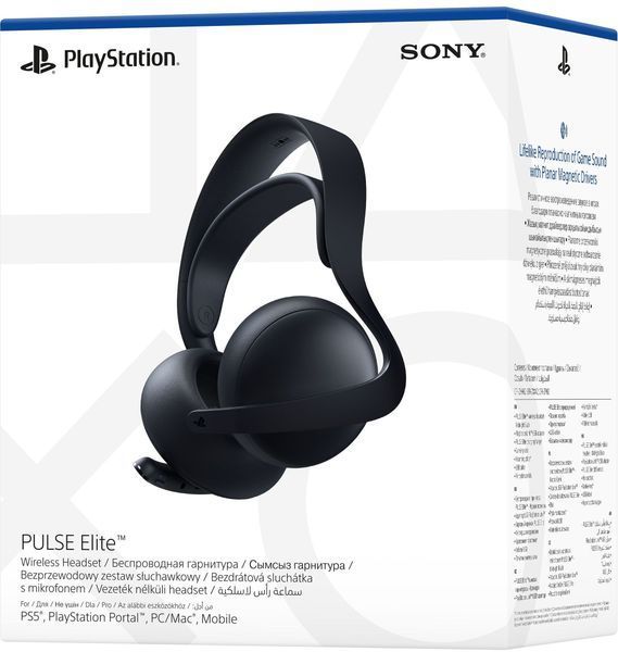 Беспроводная гарнитура PlayStation Pulse Elite Midnight Black (1000044486) 1000039806 фото