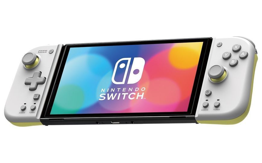Контроллер Hori Split Pad Compact for Nintendo Switch Light Grey x Yellow (NSW-373U) NSW-373U фото
