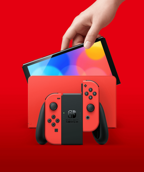 Игровая консоль Nintendo Switch OLED (Red Mario Special Edition) UA 45496453633 фото
