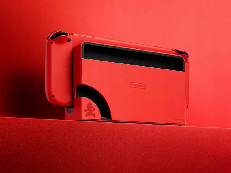 Игровая консоль Nintendo Switch OLED (Red Mario Special Edition) UA 45496453633 фото