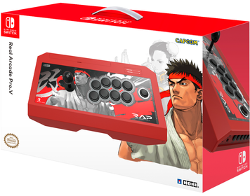 Аркадный стик Hori Real Arcade Pro V Hayabusa Street Fighter Ryu Edition for Nintendo Switch, PC (NSW-201U) NSW-201U фото
