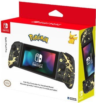 Контроллери Hori Split Pad Pro for Nintendo Switch Pok&eacute;mon: Pikachu Black & Gold NSW-295U NSW-295U фото