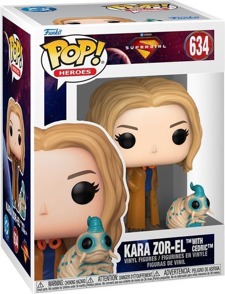 Фигурка Funko POP Movies: Supergirl - Kara Zor-EL w/Cedric (889698907958) 889698907958 фото