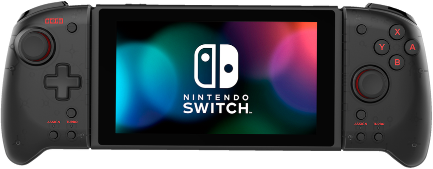 Контроллер Hori Split Pad Pro for Nintendo Switch Transparent Black Edition NSW-298U NSW-298U фото