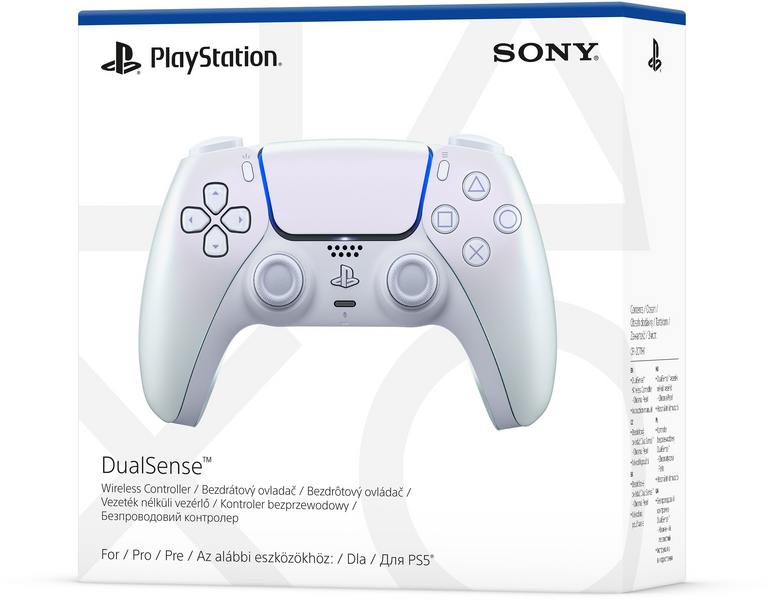 Бездротовий геймпад DualSense для PS5 Chrome Pearl (1000044446) 1000044446 фото
