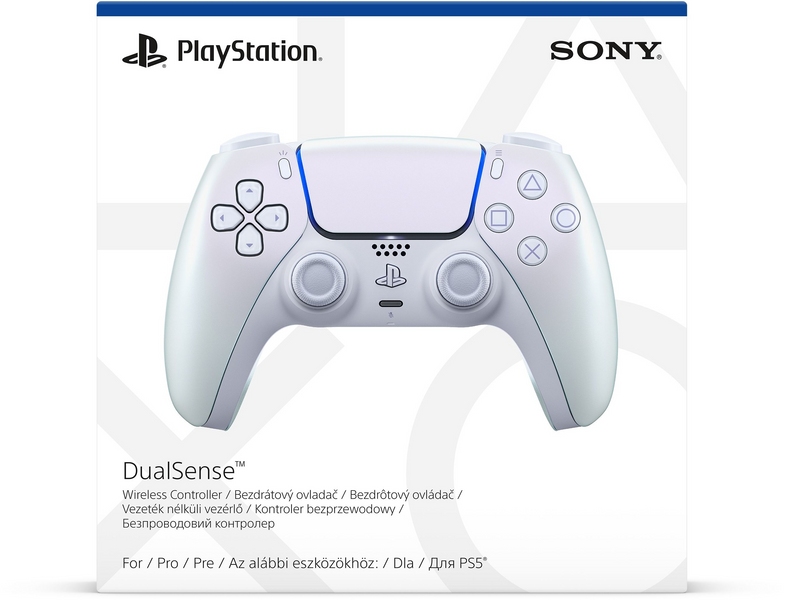 Бездротовий геймпад DualSense для PS5 Chrome Pearl (1000044446) 1000044446 фото