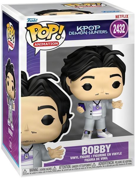 Фігурка Funko POP Animation: KPOP Demon Hunters - Bobby (889698958042) 889698958042 фото