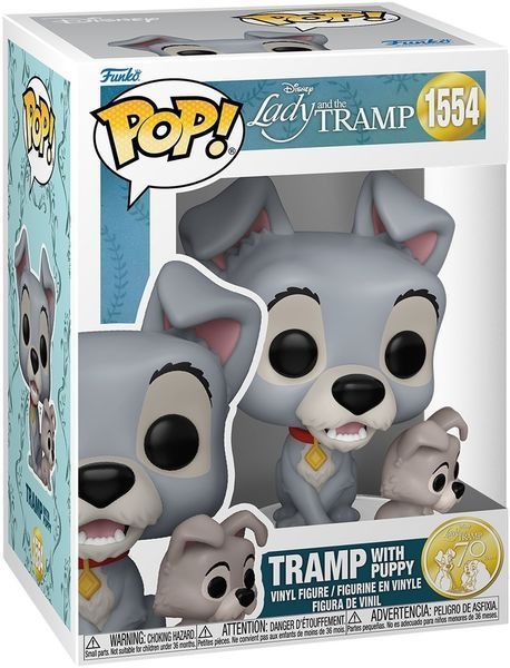 Колекційна фігурка Funko POP Disney: Lady and the Tramp - Tramp W/Puppy (889698835695) 889698835695 фото