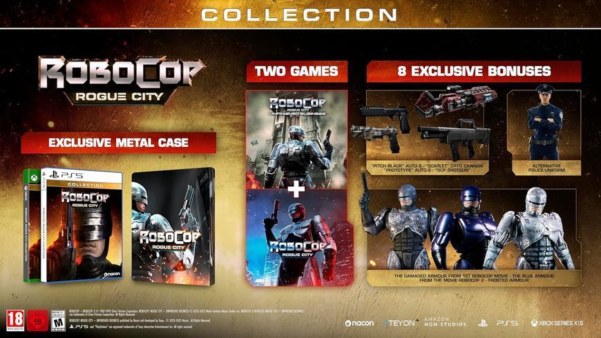 Гра RoboCop: Rogue City Collection (PS5) B0FPRPYYKT фото
