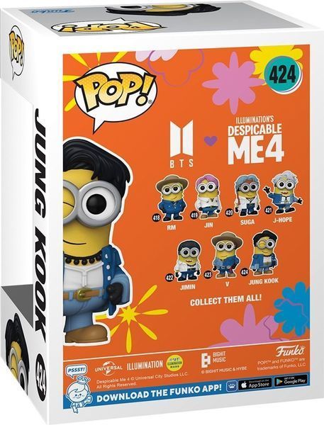 Колекційна фігурка Funko POP Rocks: Minions X BTS - Jung Kook (889698859660) 889698859660 фото