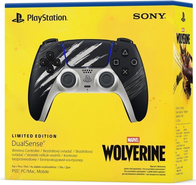 Беспроводной геймпад DualSense PS5 Marvel's Wolverine Adamantium Limited Edition (1000056825) 1000056825 фото