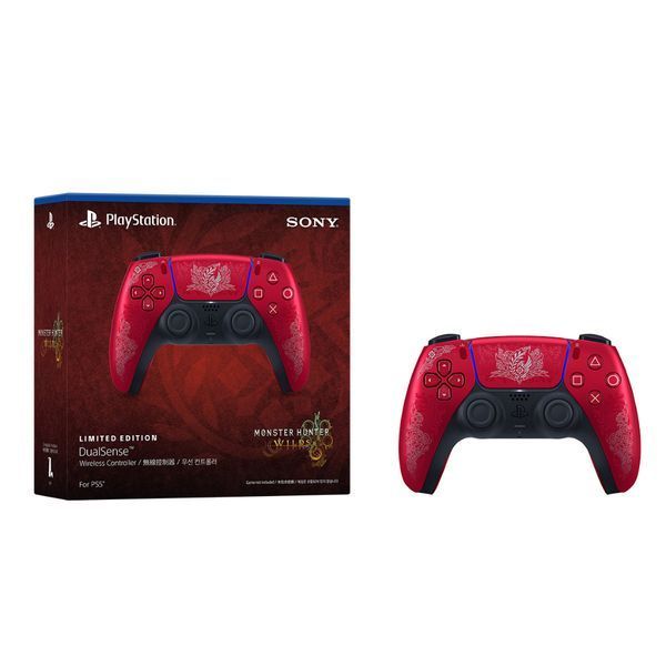 Бездротовий геймпад Dualsense для PS5 Monster Hunter Wilds Limited Edition  04948872416726 фото