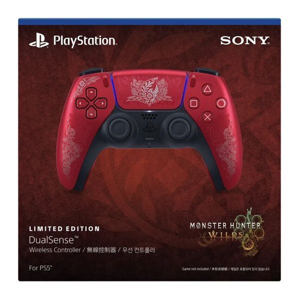 Бездротовий геймпад Dualsense для PS5 Monster Hunter Wilds Limited Edition  04948872416726 фото