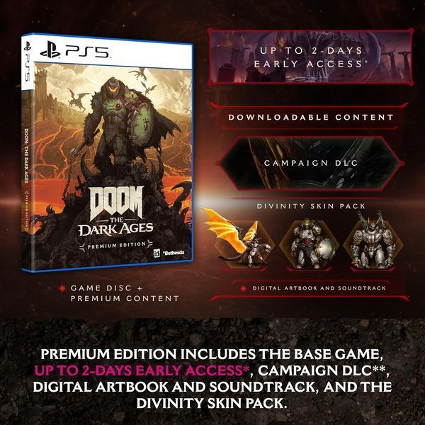 Игра консольная DOOM: The Dark Ages Premium Edition (PS5) 1159233 фото